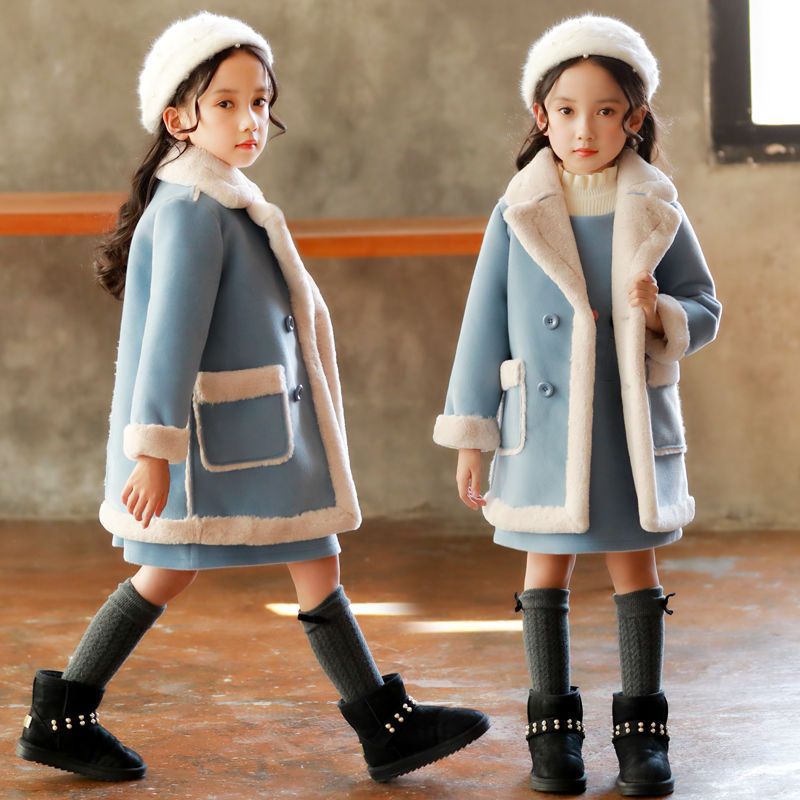 Cappotto Invernale Per Bambini In Lana - Caldo, Morbido, Con Design Grazioso