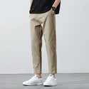 Pantalon Homme Séchage Rapide Coupe Droite - Sport Décontracté, Polyester, Noir Taille L, Pour Outdoor, Quotidien - 5