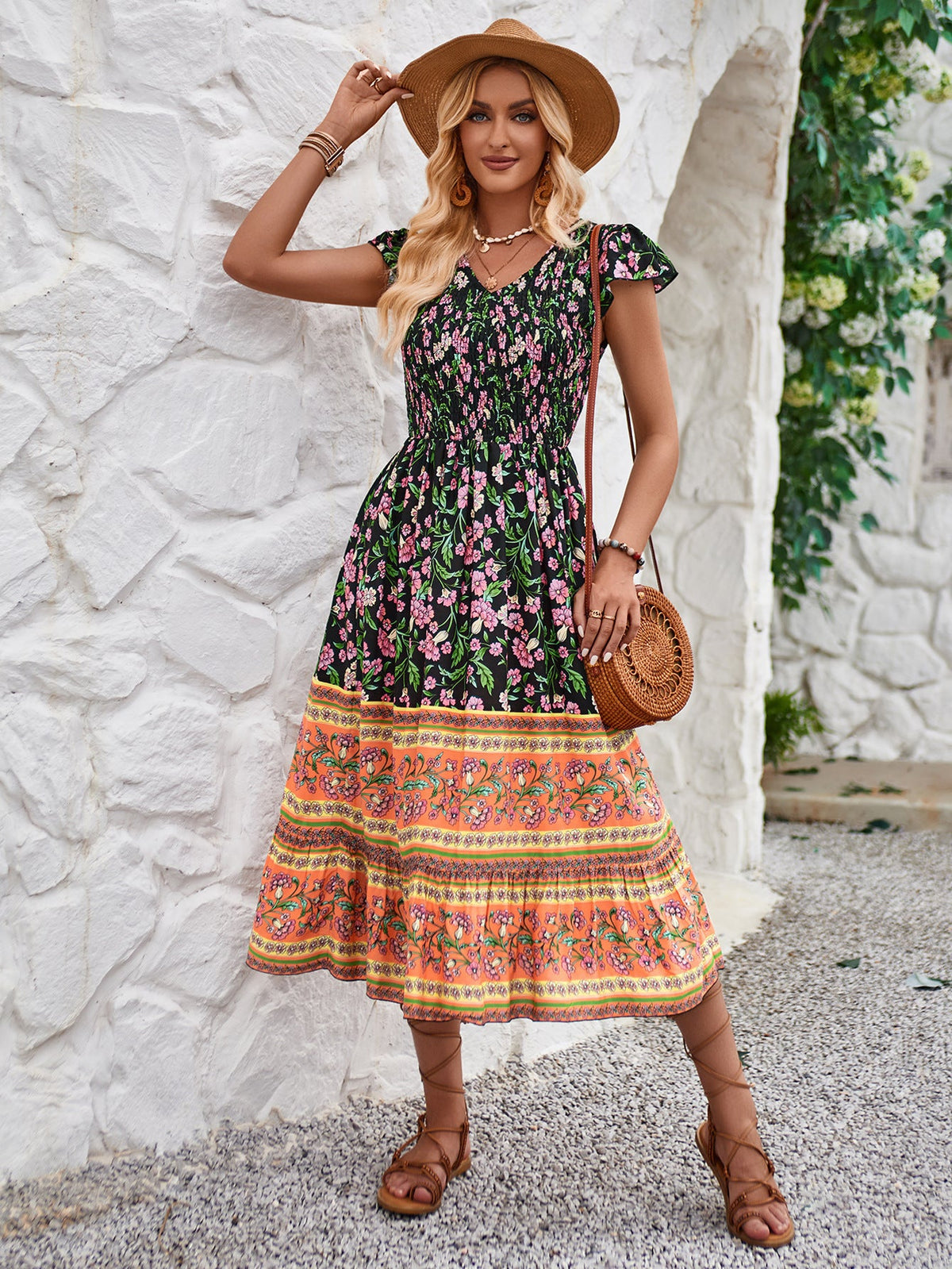 Dress Boho Chic Abbigliamento On Line Bohemian Clothing Boho Clothing Store Boho Style Tienda Online Boho