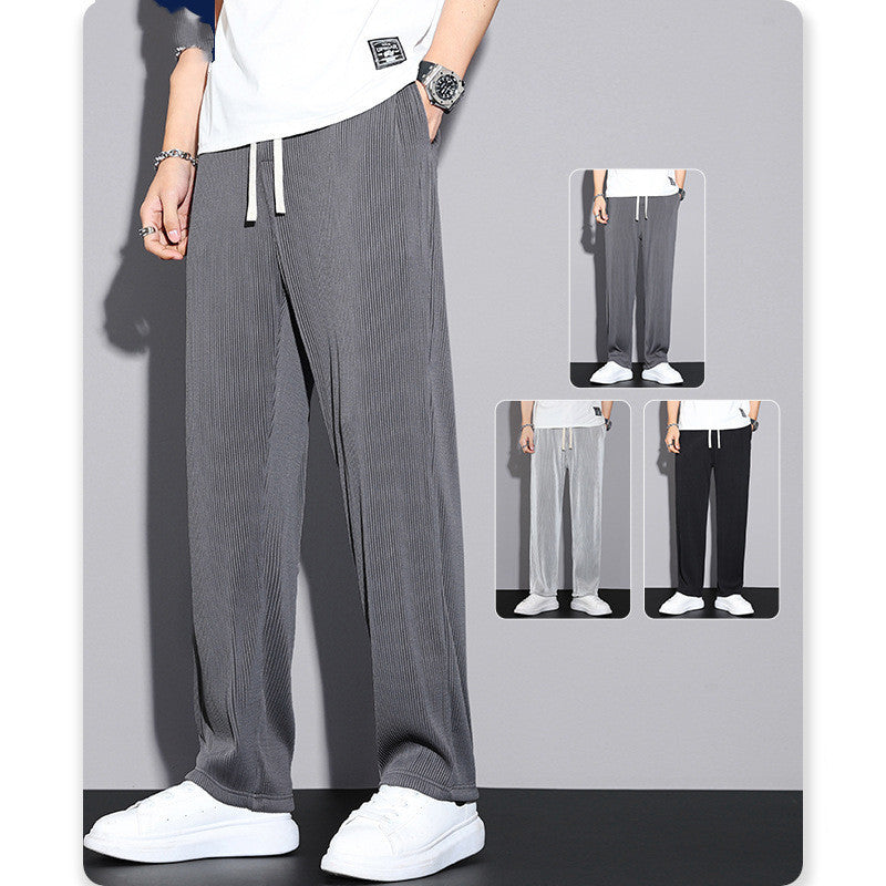 Pantaloni uomo casual: slim fit, con tasconi laterali ed Pantaloni uomo casual: slim fit, con tasconi laterali ed