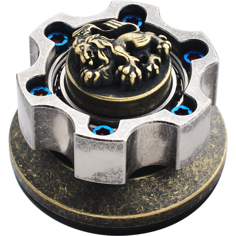 Specter Spinner Fidget spinner Steel Fire Gear stile retrò- Aspie Shop neurodivergenti
